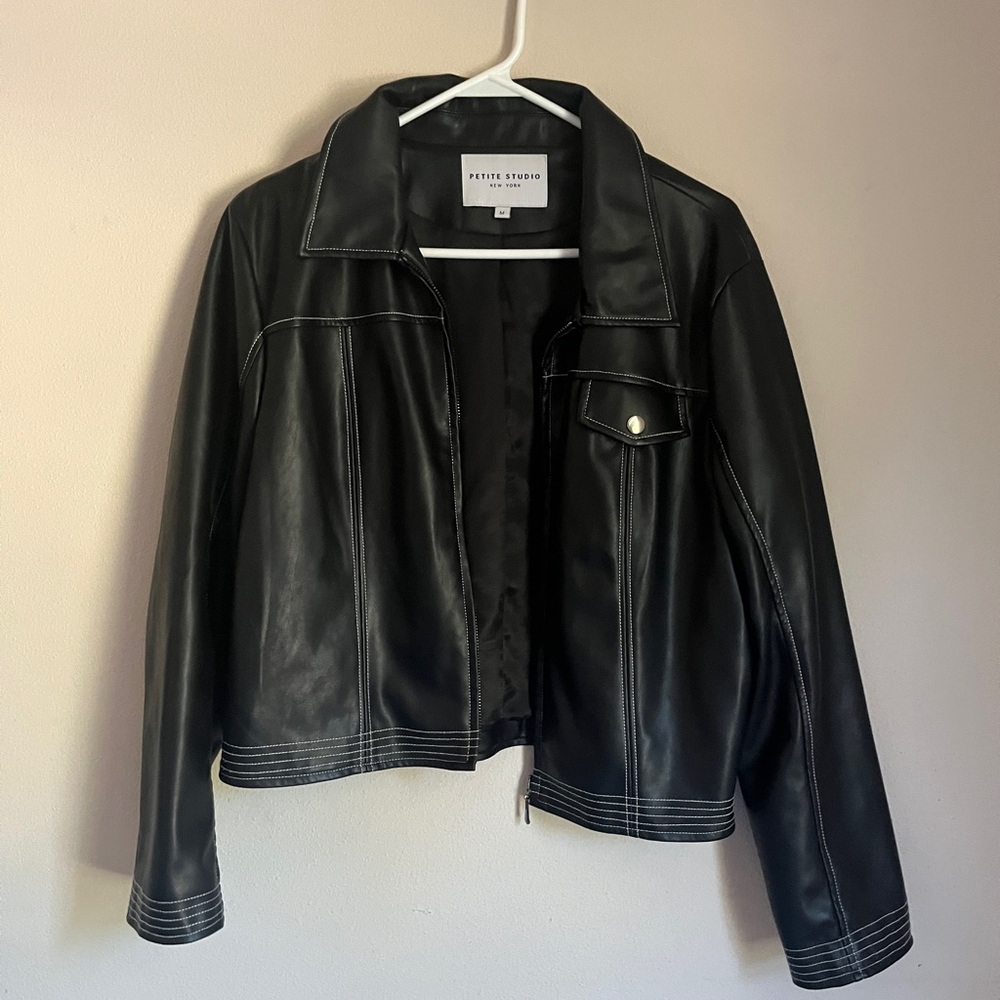 Petite Studio faux leather jacket